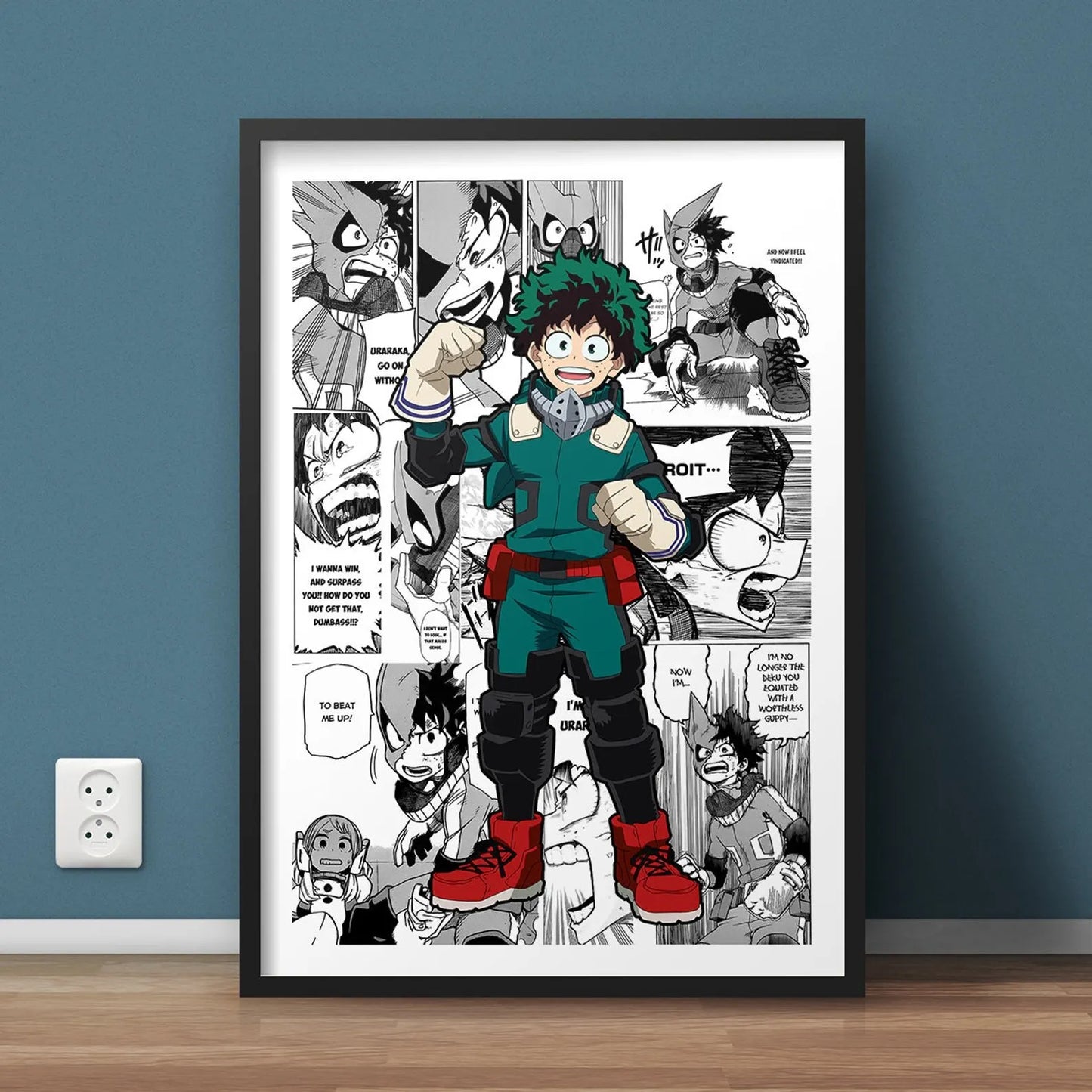 My Hero Academia Canvas Poster  Anime Wall Art for Living  Kids Room Decor
